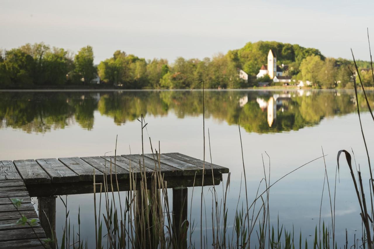 Sopherl Am See - Fruehstueck Auf Der Seeterrasse, Sehr Ruhig Und Wunderschoen Am See, 3 Minuten Nach Oberpfaffenhofen, Viele Radtouren, Restaurants & Cafes In Der Umgebung Weßling Екстериор снимка