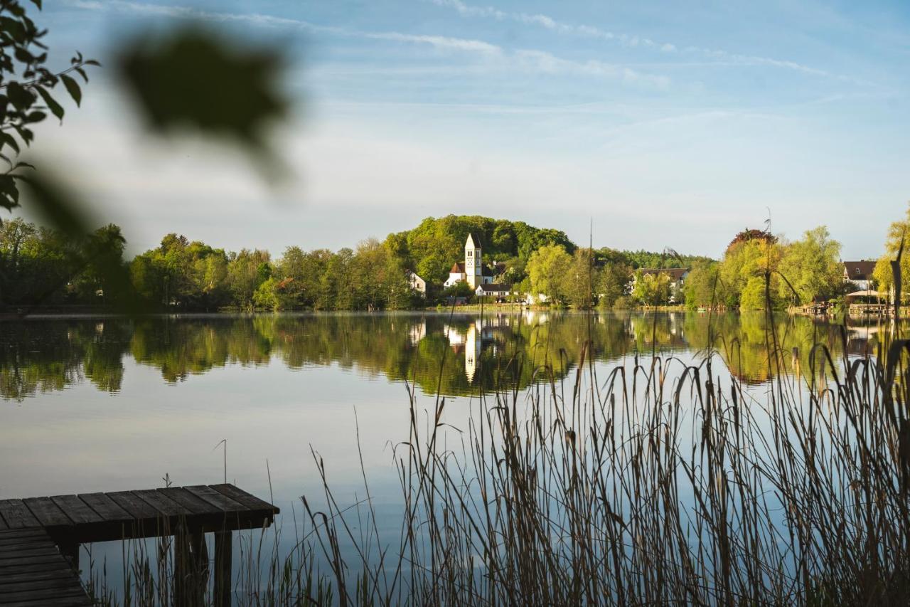 Sopherl Am See - Fruehstueck Auf Der Seeterrasse, Sehr Ruhig Und Wunderschoen Am See, 3 Minuten Nach Oberpfaffenhofen, Viele Radtouren, Restaurants & Cafes In Der Umgebung Weßling Екстериор снимка